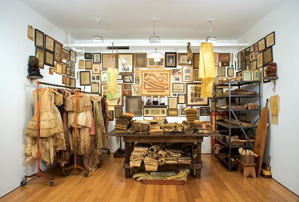  Wholesale: To The Trade Only (J. Morgan Puett, Inc. Archive 1984-2001), entire archive drenched in beeswax, 2006; photo credit the artist 